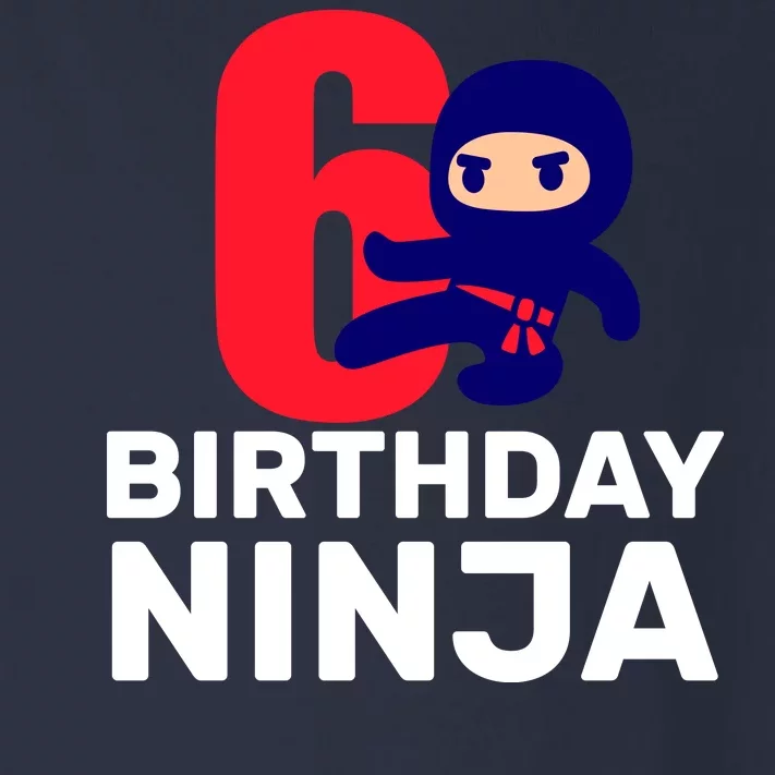 6th Birthday Ninja Toddler Long Sleeve Shirt