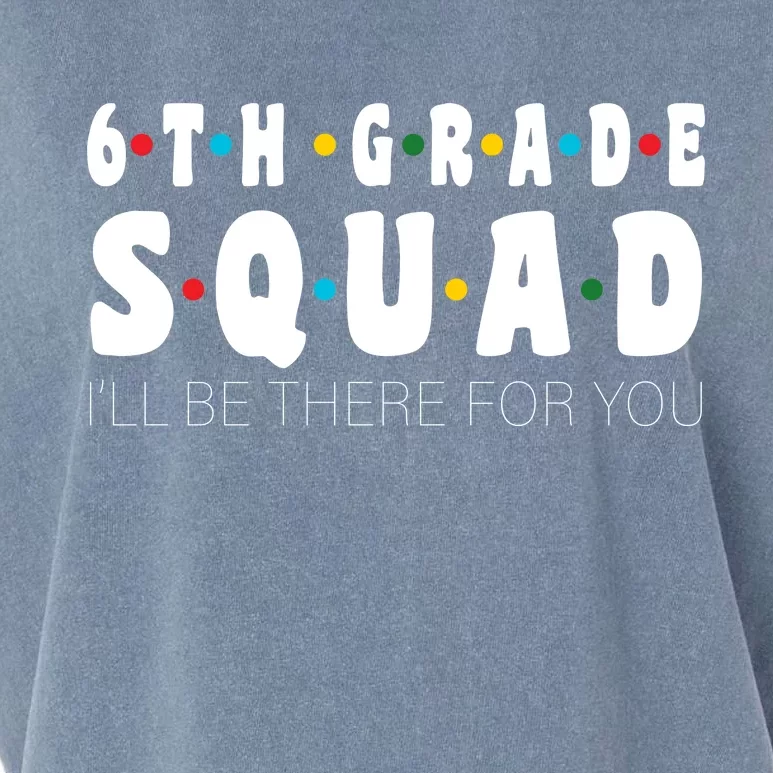 6th Grade Squad Garment-Dyed Women's Muscle Tee