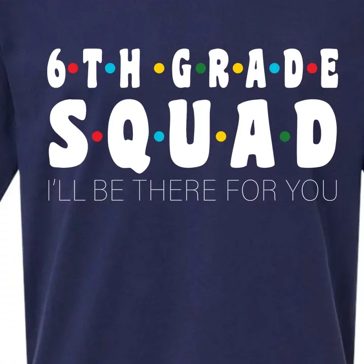 6th Grade Squad Sueded Cloud Jersey T-Shirt