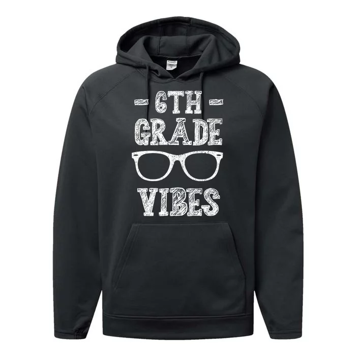 6th Grade Vibes Performance Fleece Hoodie