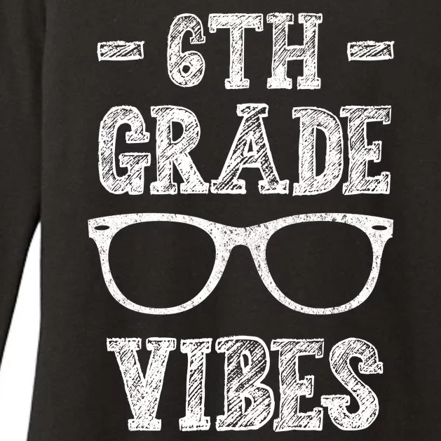 6th Grade Vibes Womens CVC Long Sleeve Shirt