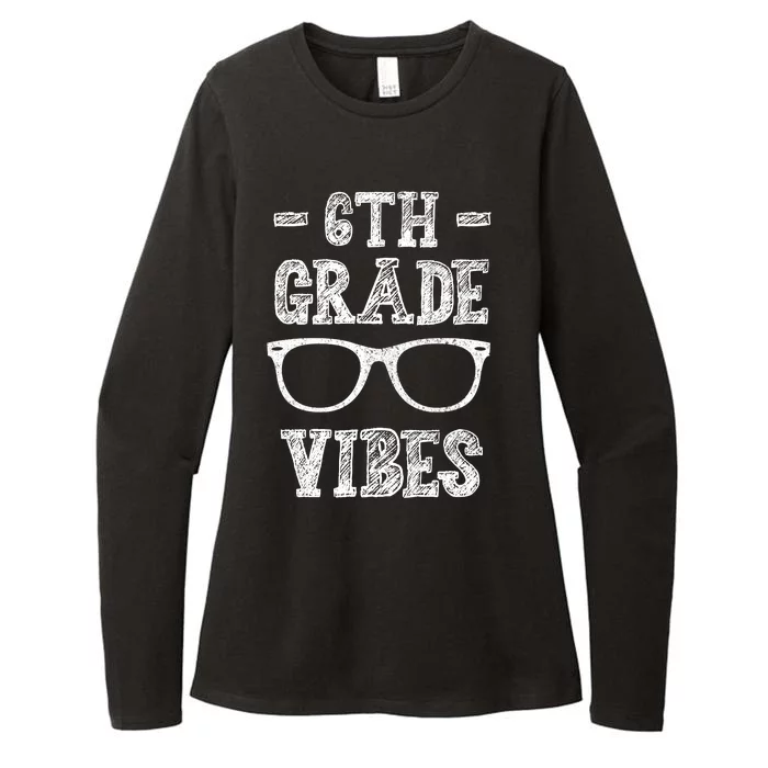 6th Grade Vibes Womens CVC Long Sleeve Shirt