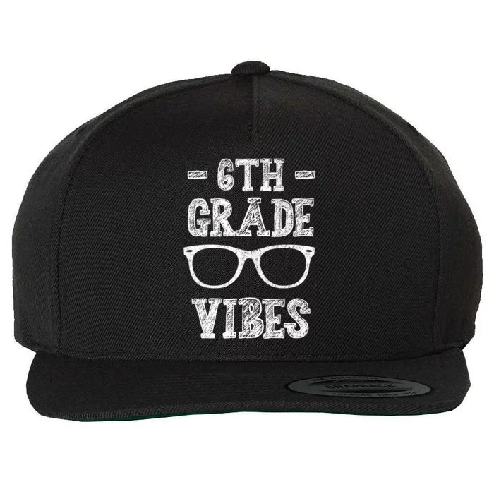 6th Grade Vibes Wool Snapback Cap