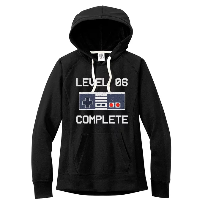 6th Wedding Anniversary For Him & Her Level 6 Complete Women's Fleece Hoodie