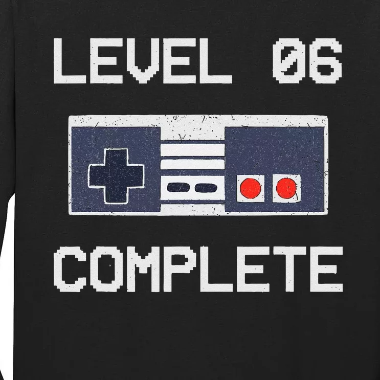 6th Wedding Anniversary For Him & Her Level 6 Complete Tall Long Sleeve T-Shirt