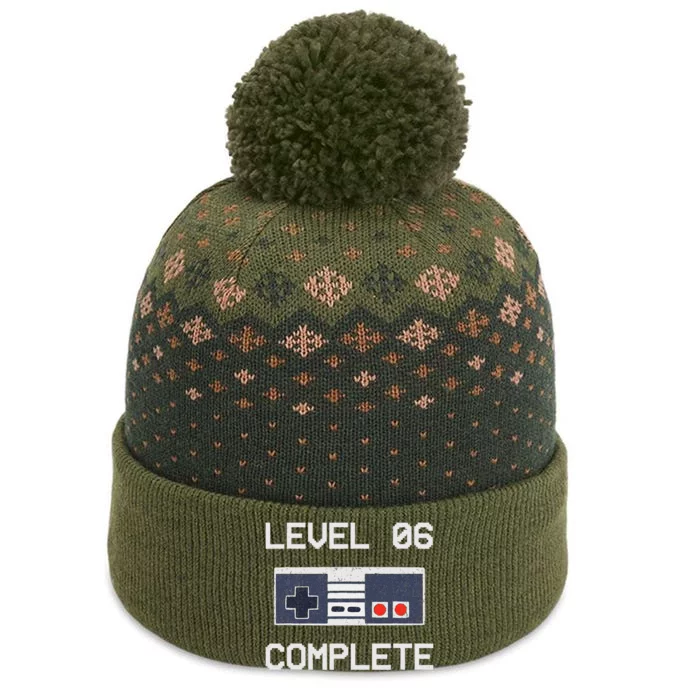 6th Wedding Anniversary For Him & Her Level 6 Complete The Baniff Cuffed Pom Beanie