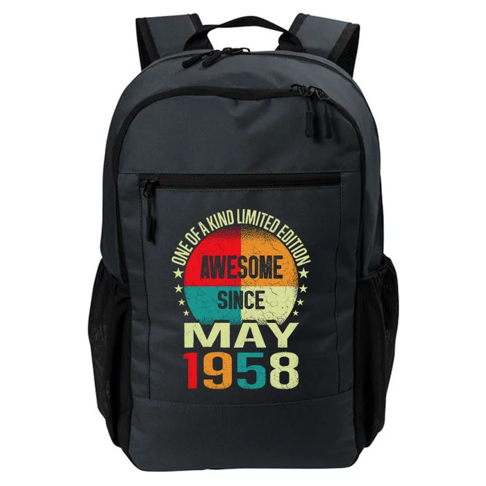 65 Years Awesome Since MAY 1958 Vintage 65th Birthday Gifts Daily Commute Backpack