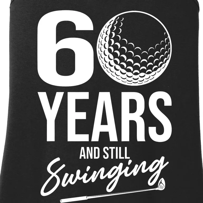 60 Years And Still Swinging Funny 60th Birthday Ladies Essential Tank