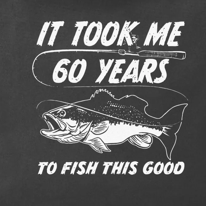 60 Year Old Birthday Fisherman Gifts 60th Fishing Zip Tote Bag