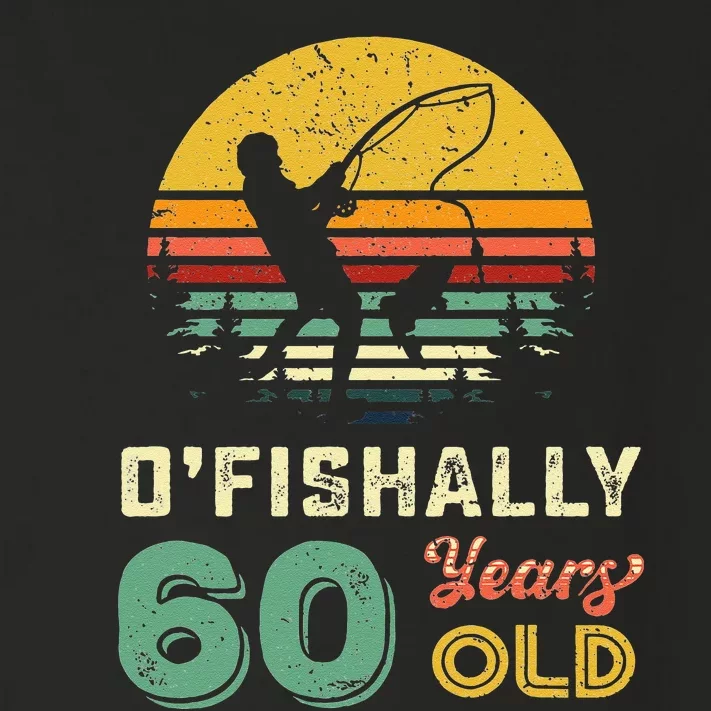 60 Years Old Fishing Gift 60th Birthday Cool Sixty Year Old Gift Toddler Long Sleeve Shirt