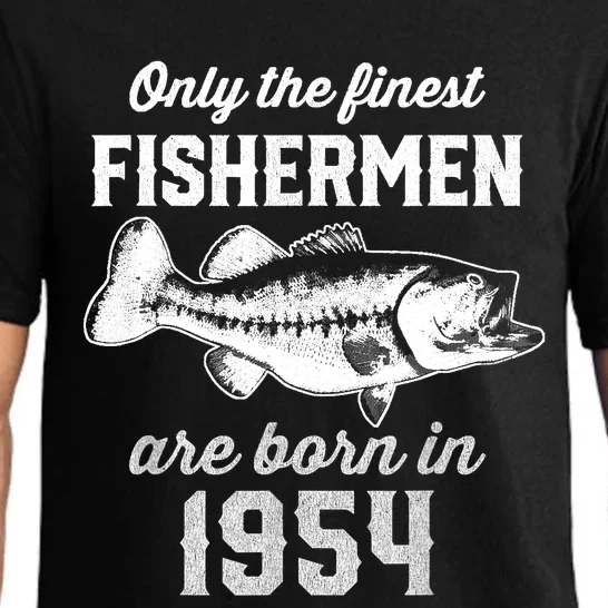 69 Year Old Fisherman: Fishing 1954 69th Birthday Pajama Set