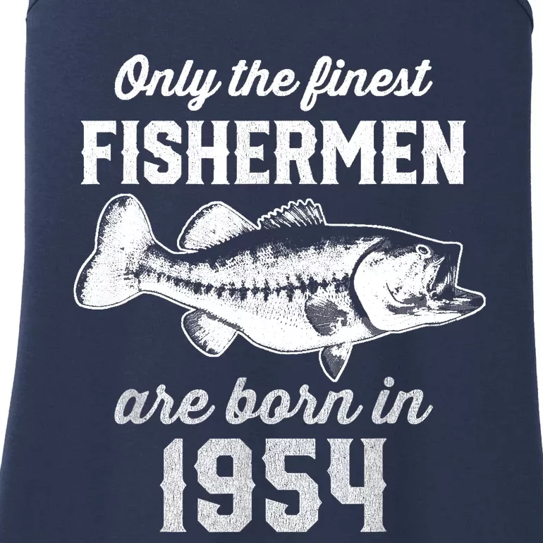 69 Year Old Fisherman: Fishing 1954 69th Birthday Ladies Essential Tank