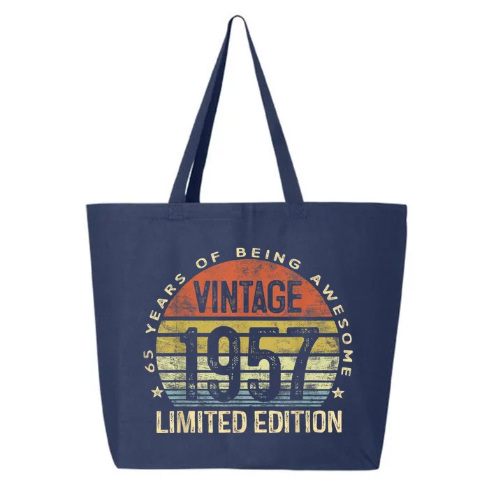 65 Year Old Gifts Vintage 1957 Limited Edition 65th Birthday 25L Jumbo Tote