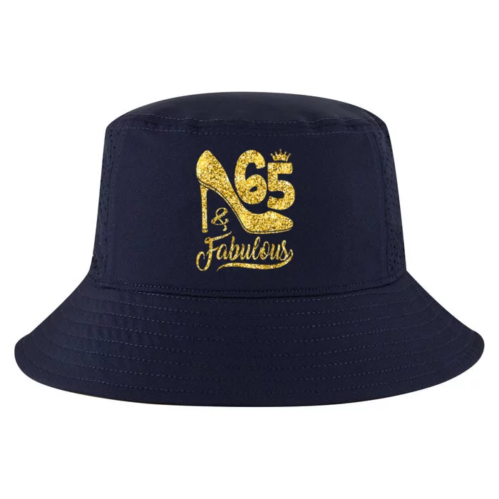 65 Years Old Gifts 65 & Fabulous 65th Birthday high heels Cool Comfort Performance Bucket Hat