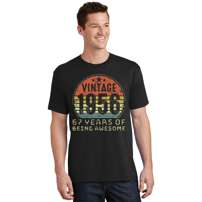 67 Year Old Birthday Vintage 1956 67th Birthday T-Shirt