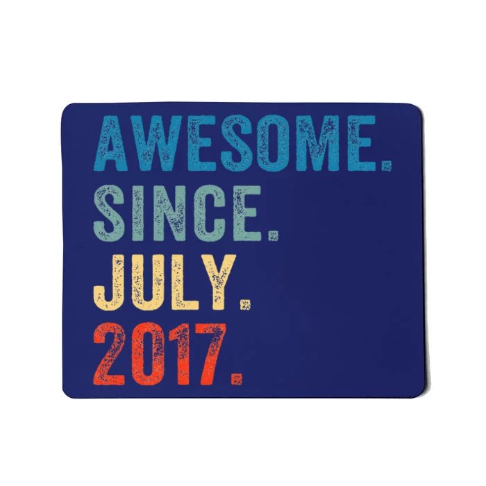 6 Year Old Gifts Awesome Since July 2017 6th Birthday Mousepad