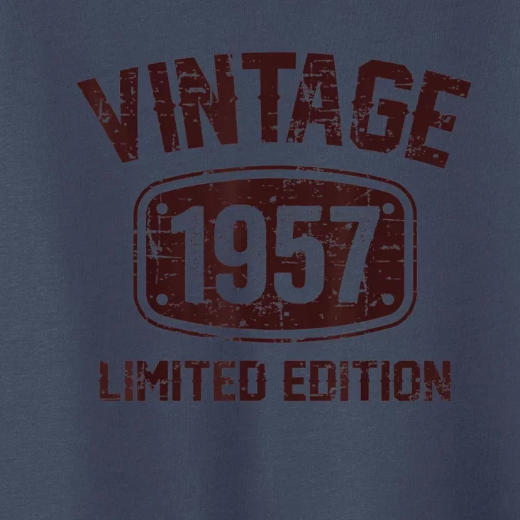 66 Years Old Vintage 1957 Limited Edition 66th Birthday Toddler T-Shirt