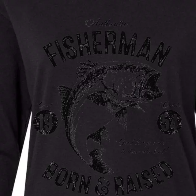 69 Year Old Fisherman Fishing 1954 69th Birthday Gift Womens Cotton Relaxed Long Sleeve T-Shirt