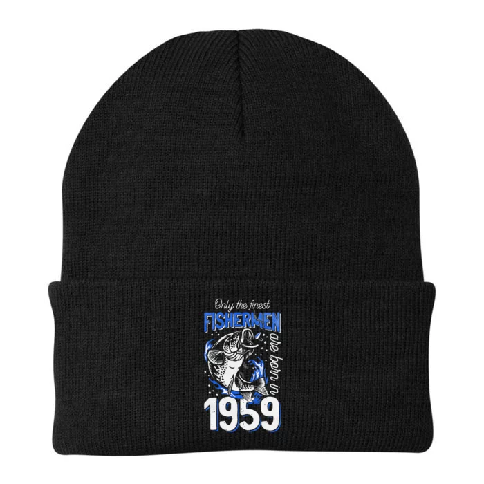 62 Years Old Fishing Fisherman 1959 62nd Birthday Knit Cap Winter Beanie