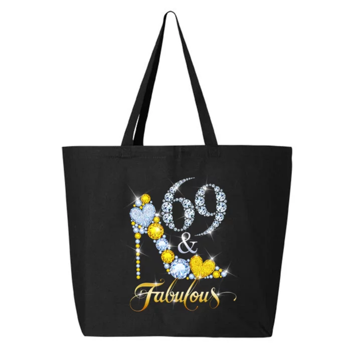 69 years old It's my Birthday 69th Birthday Diamond Crown 25L Jumbo Tote