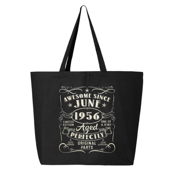 67 Year Old Awesome Since June 1956 67th Birthday 25L Jumbo Tote