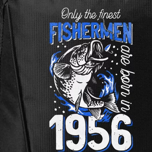 65 Years Old Fishing Fisherman 1956 65th Birthday City Backpack