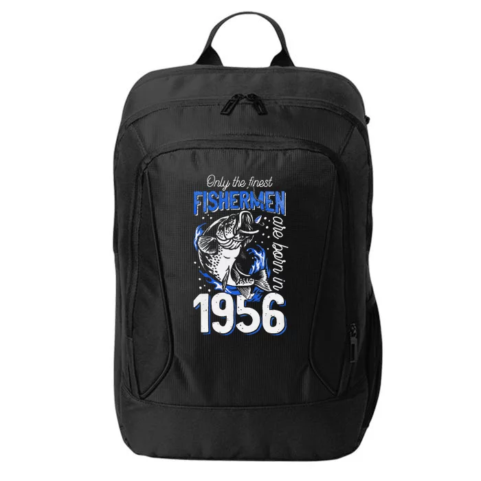 65 Years Old Fishing Fisherman 1956 65th Birthday City Backpack