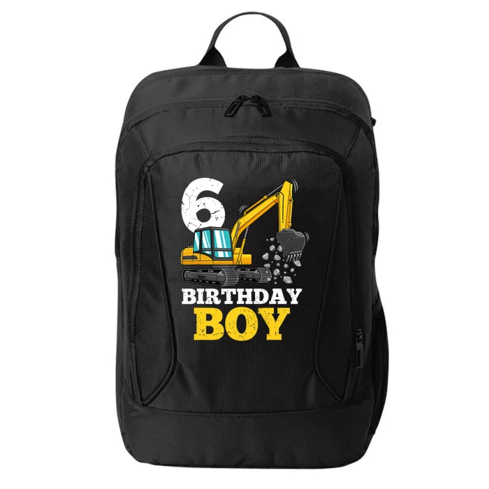 6 Years Old Birthday Boy Gift Construction Birthday Party City Backpack