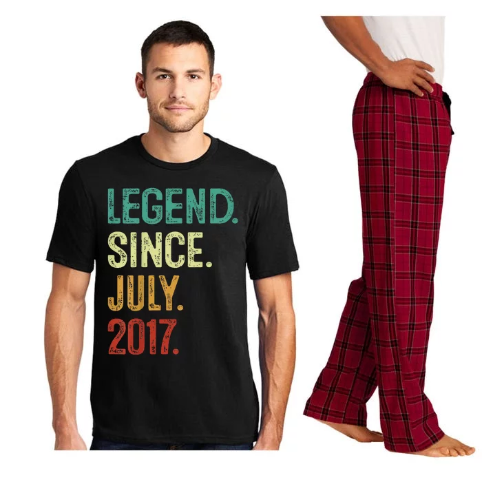 6 Years Old Legend Since July 2017 6th Birthday Pajama Set