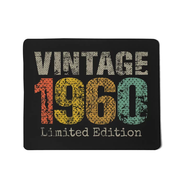 64 Year Old Gifts Vintage 1960 Limited Edition 64th Birthday Mousepad