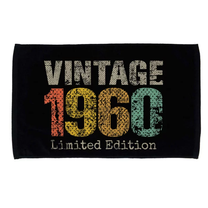 64 Year Old Gifts Vintage 1960 Limited Edition 64th Birthday Microfiber Hand Towel