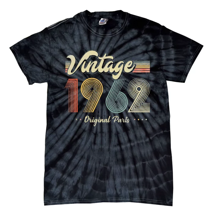 61 Years Old Vintage 1962 Limited Edition 60th Birthday Tie-Dye T-Shirt