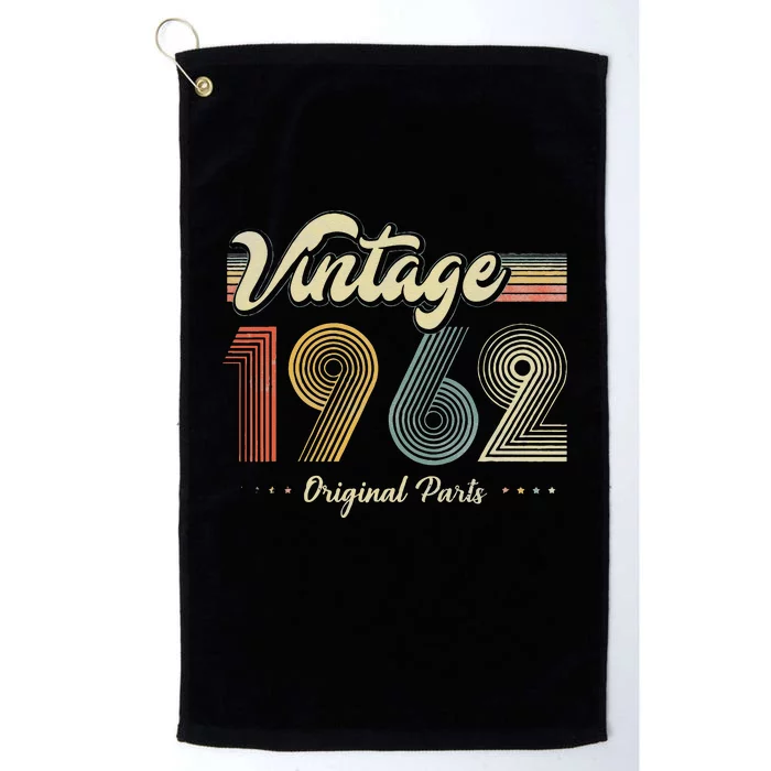 61 Years Old Vintage 1962 Limited Edition 60th Birthday Platinum Collection Golf Towel