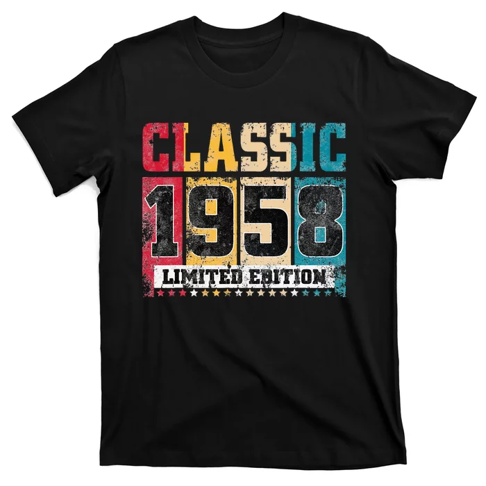 65 Years Old Gift Classic 1958 Limited Edition 65th Birthday T-Shirt