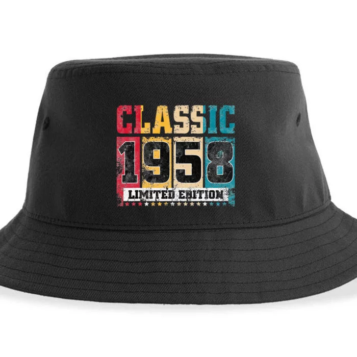 65 Years Old Gift Classic 1958 Limited Edition 65th Birthday Sustainable Bucket Hat