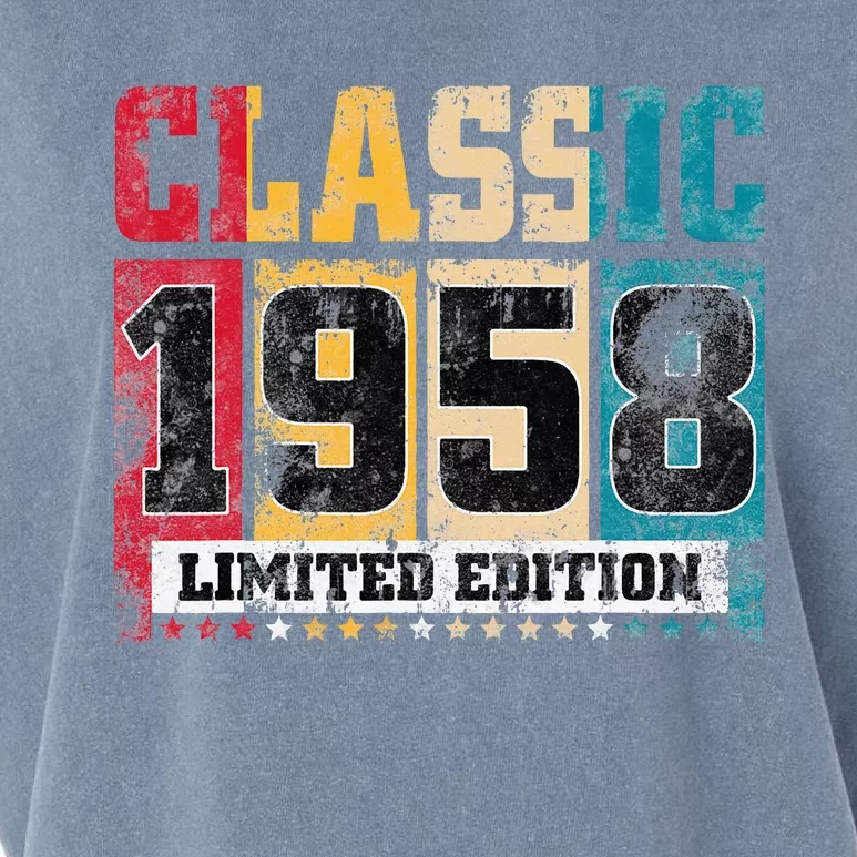 65 Years Old Gift Classic 1958 Limited Edition 65th Birthday Garment-Dyed Women's Muscle Tee