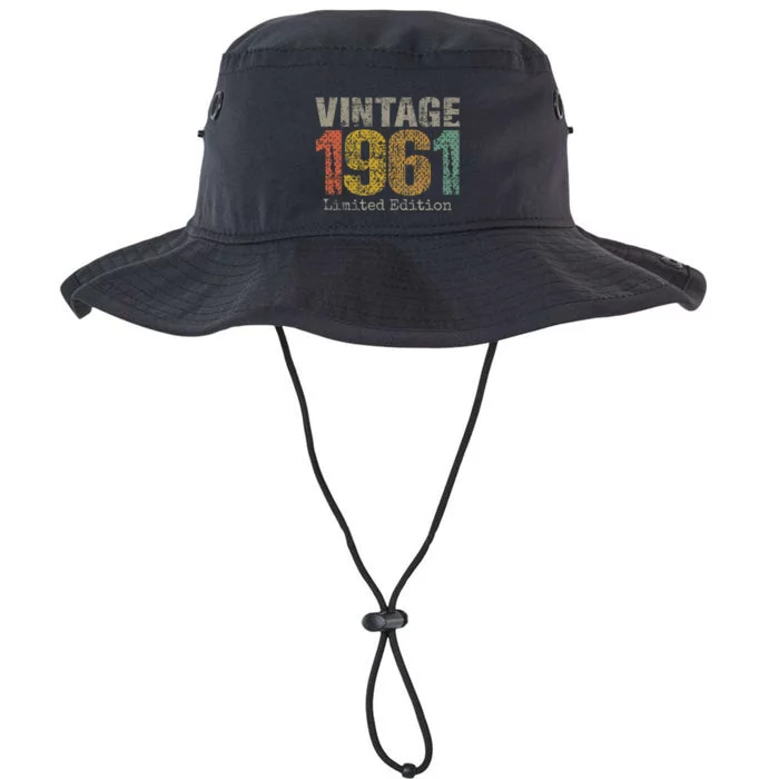 63 Year Old Gifts Vintage 1961 Limited Edition 63rd Birthday Legacy Cool Fit Booney Bucket Hat