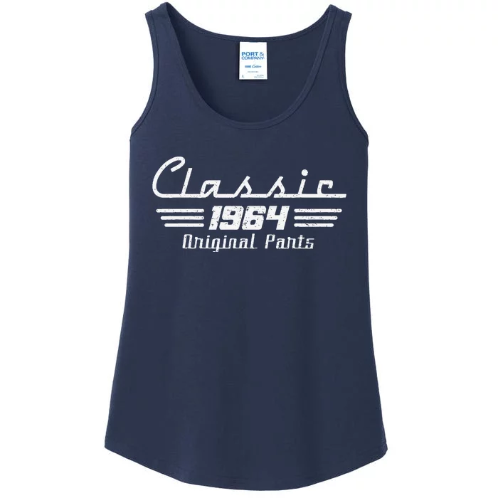 60 Year Old Vintage Classic Car 1964 60th Birthday Ladies Essential Tank