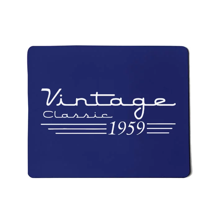 65 Year Old Gifts Vintage 1959 65th 65th Birthday Mousepad