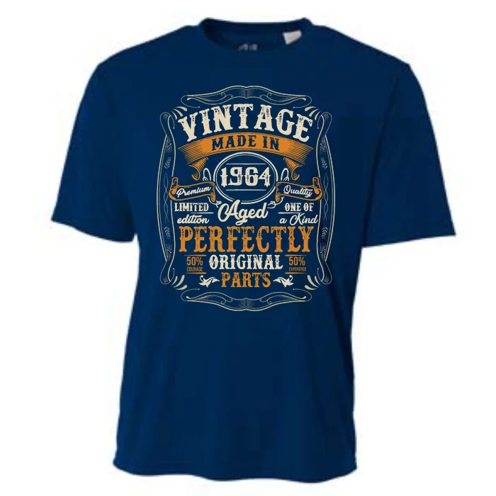 60 Years Old Gift Vintage Made In 1964 60th Birthday Cooling Performance Crew T-Shirt