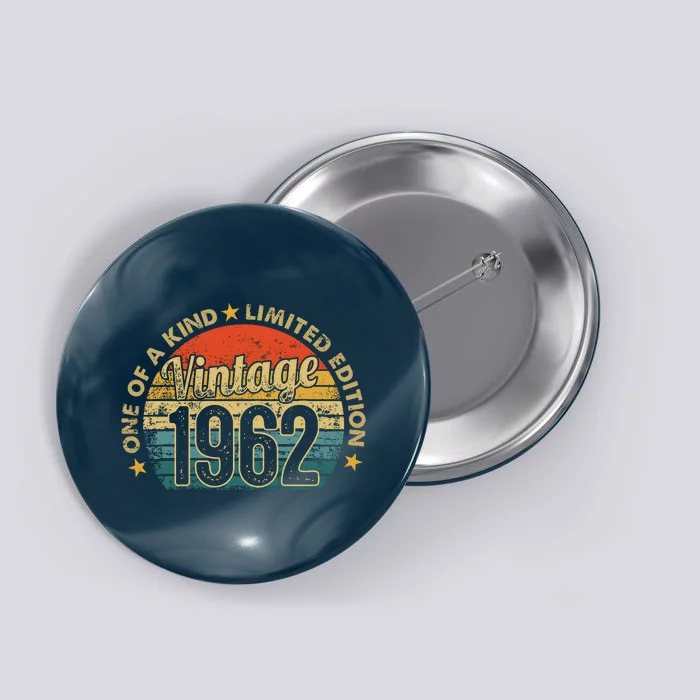 60 Years Old Vintage 1962 Limited Edition 60th Button