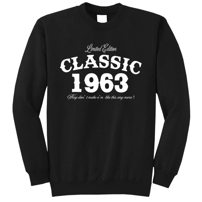 60 Year Old Vintage Classic Car 1963 60th Birthday Sweatshirt