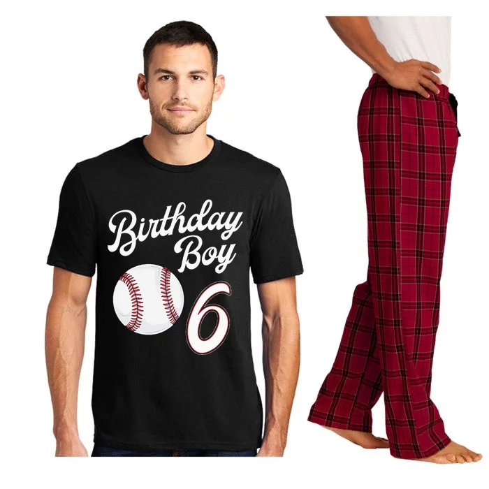 6 Years Old Baseball Themed 6th Birthday Party Sports Pajama Set