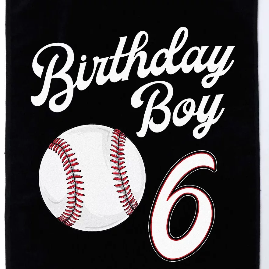 6 Years Old Baseball Themed 6th Birthday Party Sports Platinum Collection Golf Towel