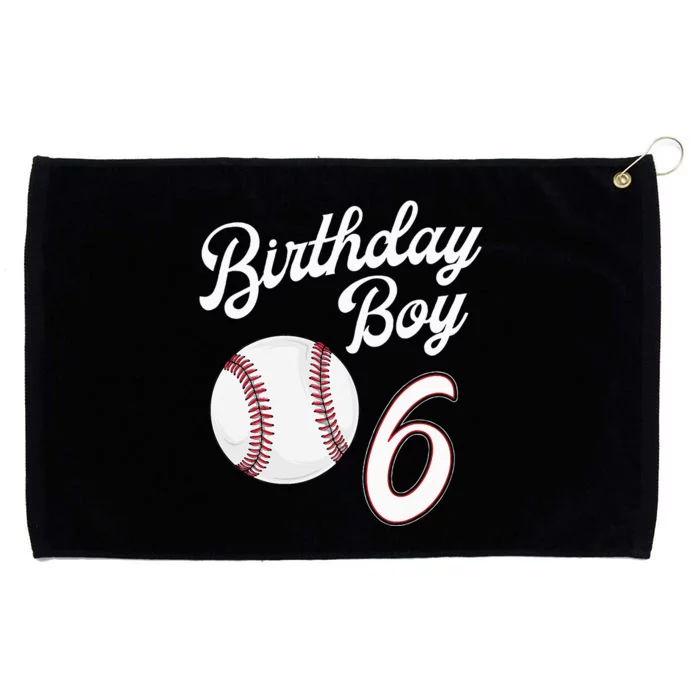 6 Years Old Baseball Themed 6th Birthday Party Sports Grommeted Golf Towel