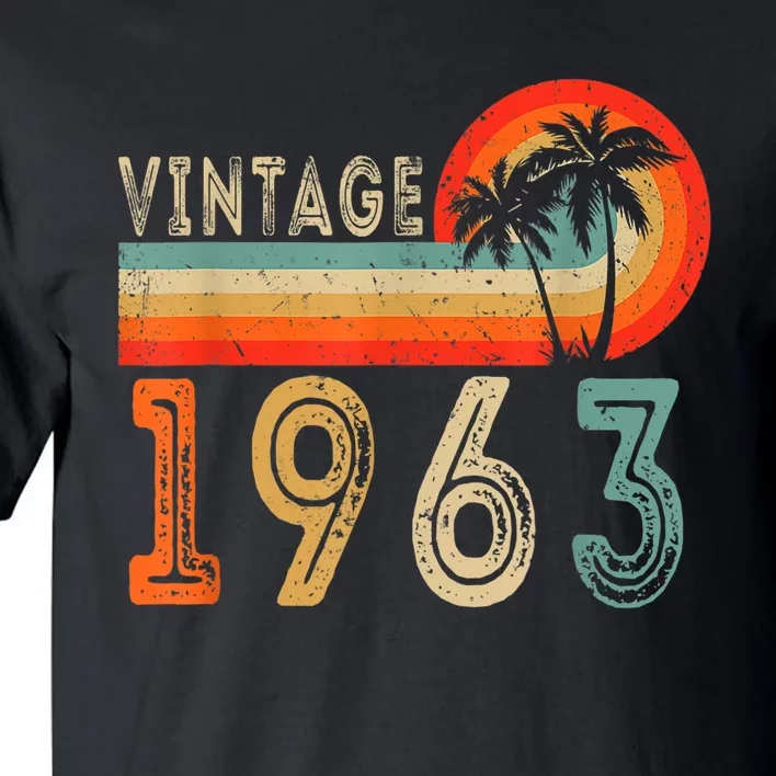 60 Year Old Gift Vintage 1963 Made In 1963 60th Birthday Tall T-Shirt