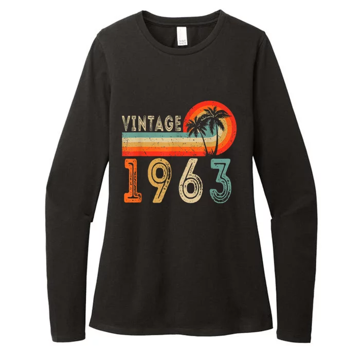 60 Year Old Gift Vintage 1963 Made In 1963 60th Birthday Womens CVC Long Sleeve Shirt