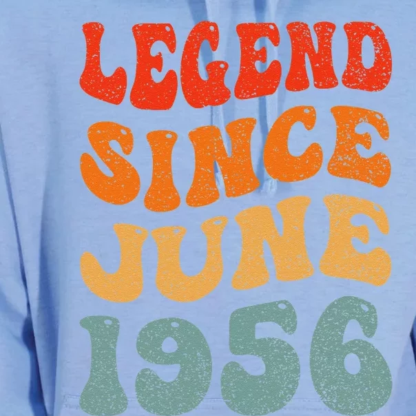 67 Years Old Legend Since June 1956 67th Birthday Unisex Surf Hoodie