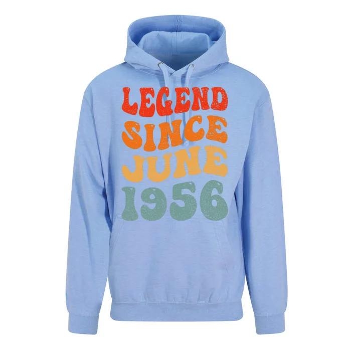 67 Years Old Legend Since June 1956 67th Birthday Unisex Surf Hoodie