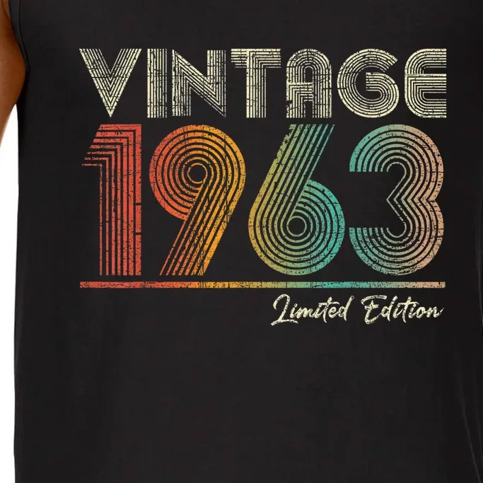 60 Years Old Vintage 1963 60th Birthday Gifts For Wo Comfort Colors® Tank Top